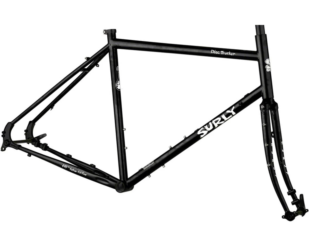 Surly Disc Trucker 26" Frameset (Hi-Viz Black) (56cm)